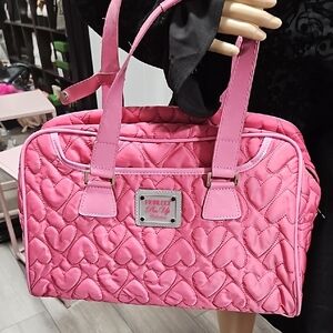 FIORUCCI Pink Quilted Heart Bag